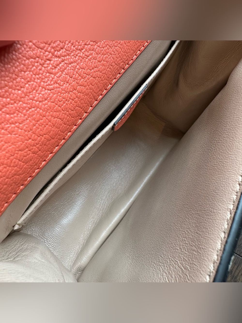 Chloe Coral Pink Python Elsie Shoulder Chain Bag - Picture 13 of 16